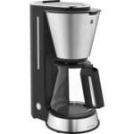 WMF WMF KITCHENminis polavtomatski aparat za kavo s kapaciteto 0,625 L, 5 skodelic, črn in nerjaveče jeklo