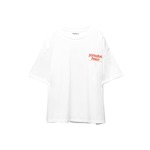 Pull&Bear Majica 'TOMATOES' pastelno zelena / rdeča / bela 25237480