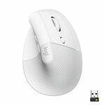 Navpična miška Lift Izrazito bela LOGITECH
