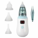 Verkgroup Akumulatorski LCD nosni aspirator za otroke + nastavki
