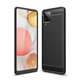 WEBHIDDENBRAND Ovitek za Samsung Galaxy A12 (A125), silikonski, mat carbon črn