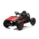 Električna gokart SPORT-KART 24V, rdeča, EVA kolesa, usnjeno sedež, 2 x 50W motor,