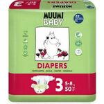 Muumi Baby 3 Midi 5-8 kg (50 kos), eko plenice