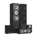 Auna Surround , set zvočnikov, domači kino, 335W, RMS, črne barve