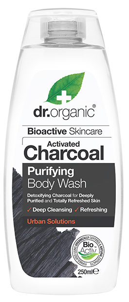 Dr. Organic Activated Charcoal Body Wash - 250 ml