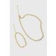 Ogrlica in zapestnica Answear Lab - zlata. Ogrlica in zapestnica iz kolekcije Answear Lab. Model izdelan nerjavečega jekla.