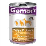 Gemon Puppy&amp;Junior hrana za pse, s piščancem in puranom, 24 x 415 g