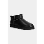 Škornji za sneg Ugg M Classic Ultra Mini Lthr Regen 1158191 Črna