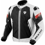 Rev'it! Jacket Control Air H2O White/Black 2XL Tekstilna jakna