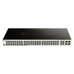 D-Link DGS-1210-52 L2/L3 Smart+ stikalo, 48x GbE, 4x RJ45/SFP, brez ventilatorja