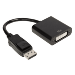 Cabletech Adapter Displayport M. - DVI Ž 24-5, črni