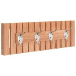 shumee Stenski obešalnik 42x8.5x14 cm trdna orehovina
