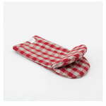 Lanena kuhinjska rokavica Red Gingham – Linen Tales