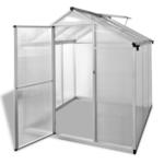 shumee Rastlinjak okrepljeni aluminij 3,46 m²
