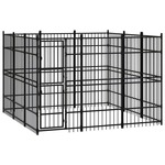 shumee Zunanji pasji boks jeklo 8,29 m²