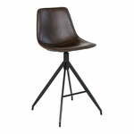 Temno rjavi barski stoli v kompletu 2 ks 84 cm Monaco – House Nordic