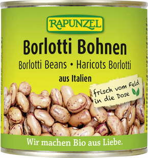 Rapunzel Bio fižol Borlotti v pločevinki - 400 g