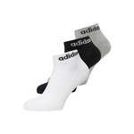 adidas Unisex nizke nogavice Linear Ankle Socks Cushioned Socks 3 Pairs IC1304 Siva
