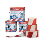 GEKO Opozorilni trak 70mm x 500m RDEČE-BELI