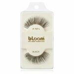 Bloom Natural lepilne trepalnice iz naravnih las No. 747L (Black) 1 cm