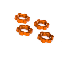 Traxxas kolesne matice 17 mm aluminijasto oranžne (4)