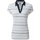 Footjoy Cap Sleeve Colour Block Womens Polo Shirt White/Navy L
