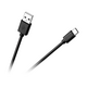Cabletech USB kabel 2.0 (A) M. - tip (C) M., 3m, črne barve