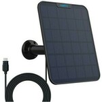 Reolink Solarni Panel 2, 6 W, solarno napajanje kamer serije Argus/Go/Duo/TrackMix, 4 m kabel, USB-C, črn