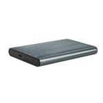 Gembird gembird usb 3.1 ohišje za 2,5'' sata hdd/ssd pogon iz brušenega aluminija, sivo