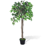vidaXL Umetno Drevo Fikus v Loncu 110 cm