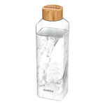 QUOKKA Quokka Storm, Steklena steklenica s silikonsko prevleko Marmor, 700ml, 40020