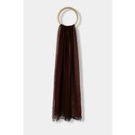 Šal iz kašmirja Lanvin bordo barva, 6L5018.U7746 - bordo. Šal iz kolekcije Lanvin. Model izdelan iz enobarvne tkanine.