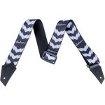 Jackson 299-3258-001 Tekstilni kitarski pas Double V Black/White