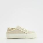 Reserved - LADIES` SNEAKERS - beige beige 100% POLIESTER 302CP-08X