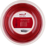 MSV Focus HEX teniška pletenica 200 m rdeča 123