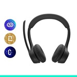 Logitech Zone 300 slušalke, bluetooth/brezžične, bela/roza/črna, 96dB/mW, mikrofon