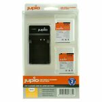 WEBHIDDENBRAND Komplet Jupio 2pcs EN-EL12 baterije - 1050 mAh polnilci za Nikon